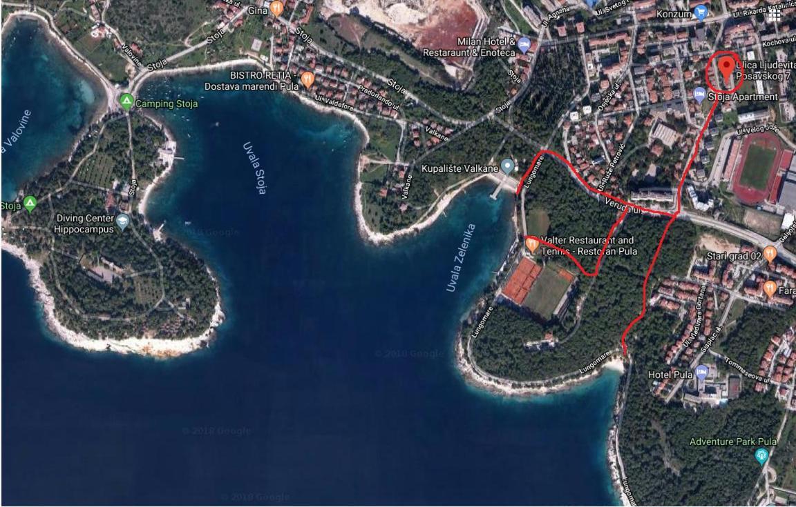 Lair By The Sea - Stoja, Pula Lägenhet Exteriör bild